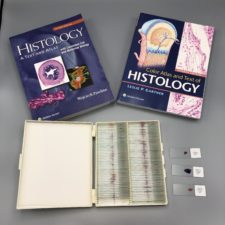 Prepared Human Histology Slide Study Set with Essential Histology Textbooks