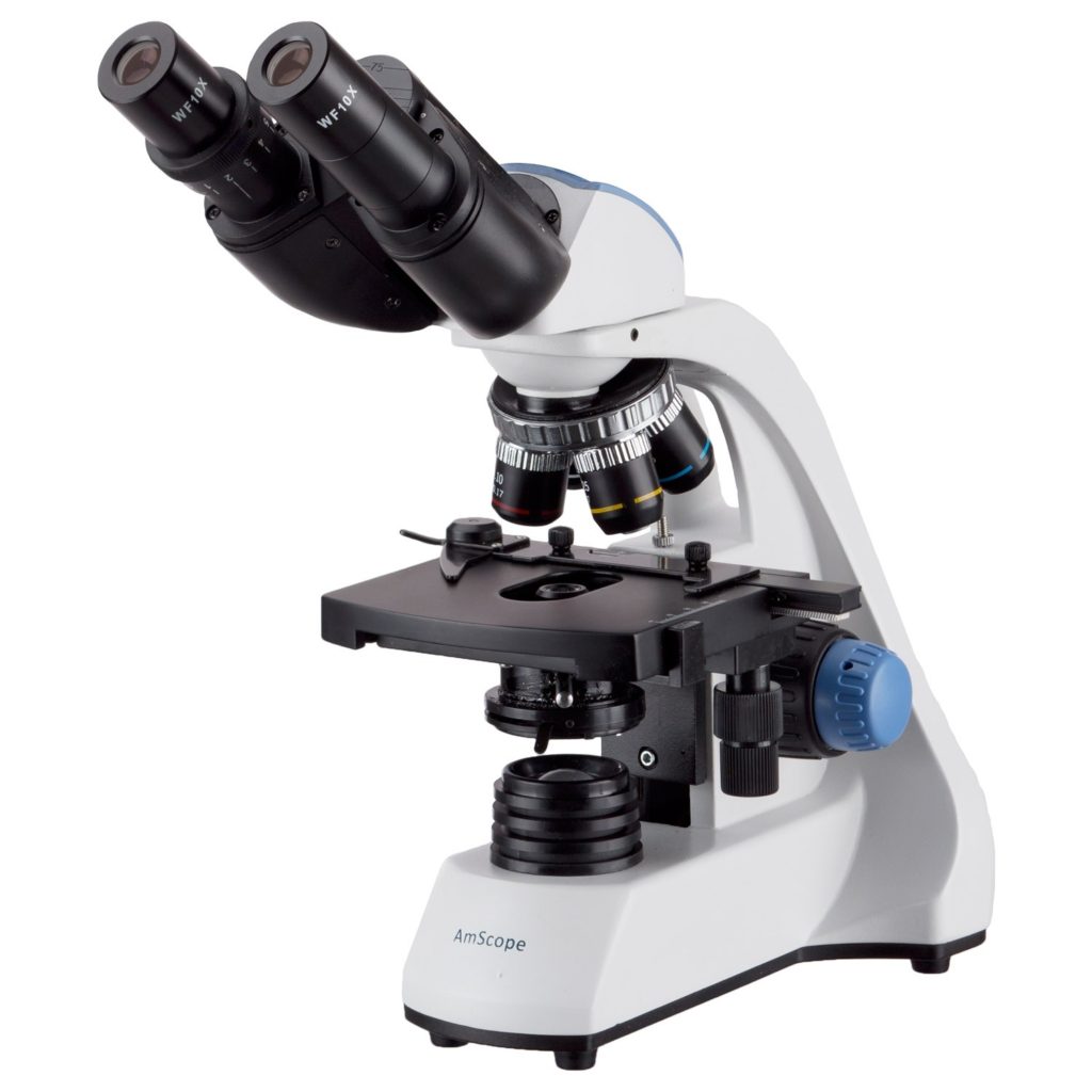 40X-2000X LED Binocular Compound Microscope w 3D Two-Layer Mechanical ...